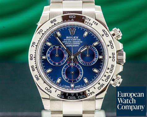 rolex daytona blue dial quadrante azzurro box|used rolex watches for sale.